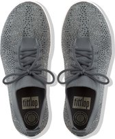 FitFlop™ Crystal™ Uberknit F-Sporty Sneaker Charcoal / Dusty Grey - Maat 41