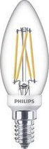 Philips LED Kaars Transparant - 25 W - E14 - Dimbaar warmwit licht