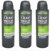 Dove Men +Care Extra Fresh Déodorant Spray - 3 x 150 ml