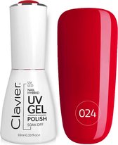 Clavier UV/LED Hybrid Gellak Luxury 10ml. #024 – Red Fuss