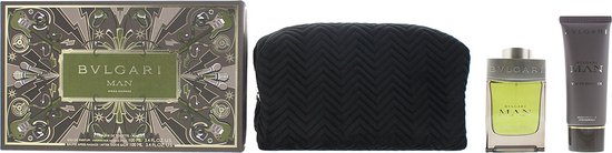 Bvlgari Man Wood Essence 100ml Edp + Aftershavebalm + Pouch Geschenkset