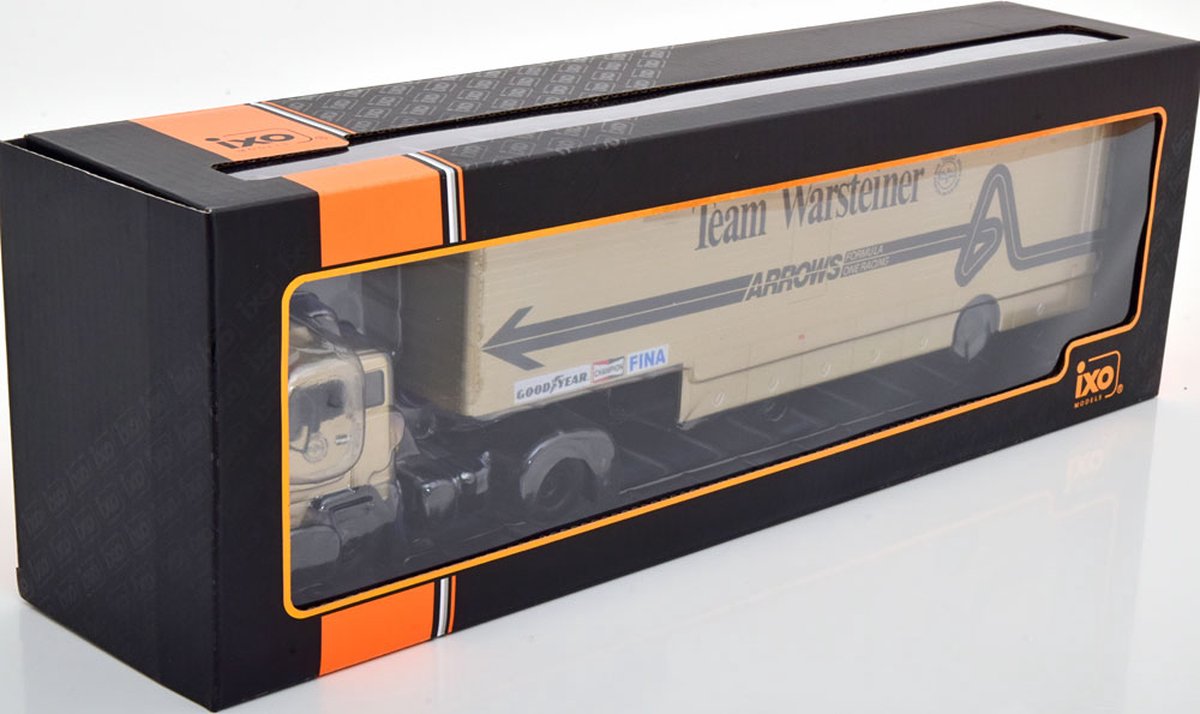 Ixo Volvo F89 Arrows Warsteiner F1 Camion Transporteur 1981 1/43 Ttr023