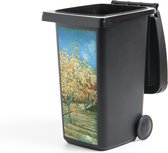 Container sticker Boomgaard in bloei - Vincent van Gogh - 38x80 cm - Kliko sticker