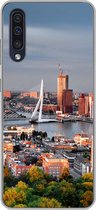 Geschikt voor Samsung Galaxy A50 hoesje - Rotterdam - Skyline - Boom - Siliconen Telefoonhoesje