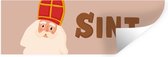 Muurstickers - Sticker Folie - Sinterklaas - Chocolade - Sint - Kinderen - Jongens - Meisjes - Kind - 150x50 cm - Plakfolie - Muurstickers Kinderkamer - Zelfklevend Behang