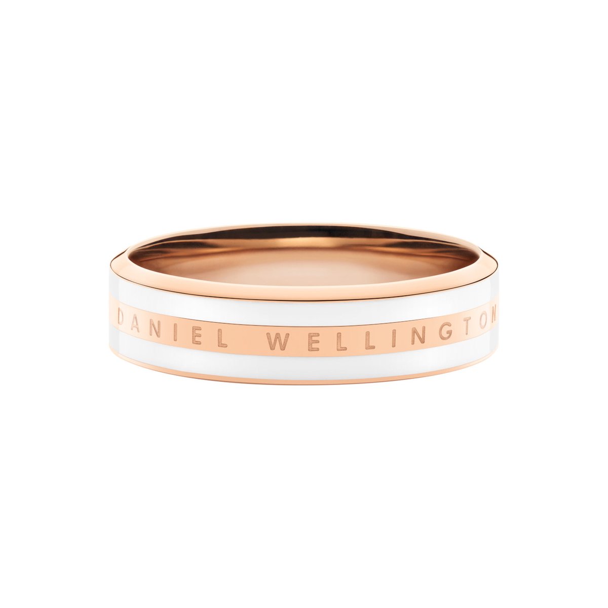 Daniel Wellington Classic Dames en heren Ring Staal - Wit - 17.25 mm / maat 54