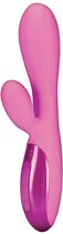 UltraZone Tease 6x Rabbit Style Silicone Vibe - Pink - Rabbit Vibrators