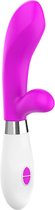 Achilles - Ultra Soft Silicone - 10 Speeds - Fuchsia - Silicone Vibrators