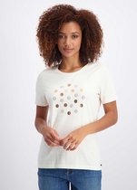 Tramontana | T-Shirt Foil | Cream | Maat XL