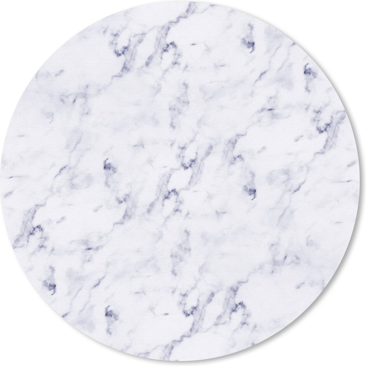 Muismat rond 30x30 cm - Mousepad Marmer - Patroon - Paars - Ronde muismatten