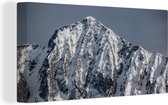 Canvas Schilderij Himalaya gebergte India - 40x20 cm - Wanddecoratie