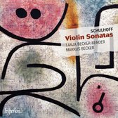 Tanja Becker-Bender & Markus Becker - Schulhoff: Violin Sonatas (CD)