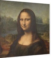 Mona Lisa, Leonardo da Vinci - Foto op Dibond - 80 x 80 cm