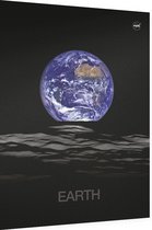 Earthrise 2.0 viewing Earth from space, NASA Science - Foto op Dibond - 30 x 40 cm