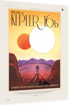 Relax on Kepler-16b (Visions of the Future), NASA/JPL - Foto op Dibond - 60 x 80 cm