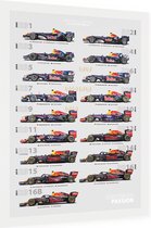 Red Bull Racing - Evolution of a Race Car (2021 / Light) - Dibond - 60 x 80 cm