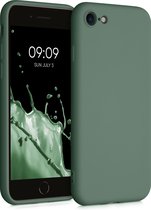 kwmobile telefoonhoesje geschikt voor Apple iPhone SE (2022) / iPhone SE (2020) / iPhone 8 / iPhone 7 - Hoesje voor smartphone - Back cover in dennengroen