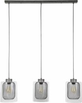 DePauwWonen - 3L Waters glas Hanglamp - E27 Fitting - Grijs - Hanglampen Eetkamer, Woonkamer, Industrieel, Plafondlamp, Slaapkamer, Designlamp voor Binnen