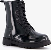 Blue Box meisjes lak veterboots - Zwart - Maat 24