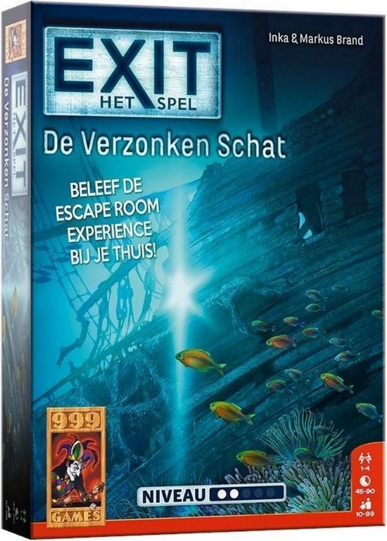 Thumbnail van een extra afbeelding van het spel Spellenbundel - 2 Stuks - Exit - De Verzonken Schat & De Duistere Catacomben