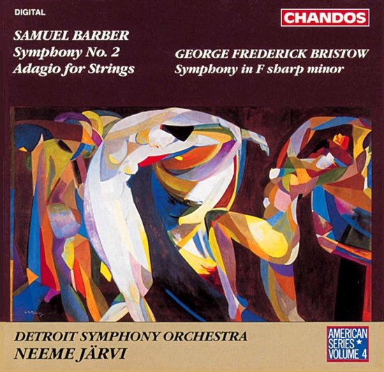 Detroit Symphony Orchestra, Neeme Järvi - Barber: Symphony No 2 | Bristow: Symphony in F (CD)