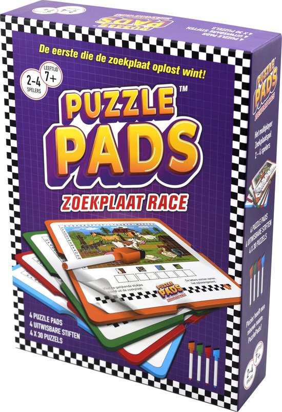 Thumbnail van een extra afbeelding van het spel PuzzlePads - Zoekplaat race - Bordspel