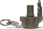 Camlock Saflok CS RVS met gladde TW tule. 1 1/2