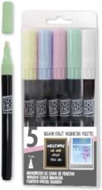 raam krijtmarkers pastel gekleurd junior 1,5 mm 5 stuks