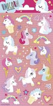 stickervel Unicorns meisjes papier 26 stuks