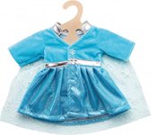 babypoppenjurk Ice Princess meisjes 28-35 cm textiel blauw