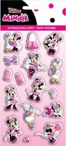 stickers Puffy Minnie Mouse meisjes 10 x 22 cm papier