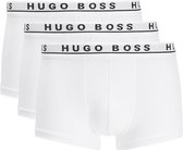 Hugo Boss Boxershorts Trunk 3-Pack Wit - maat XXL