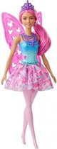 tienerpop Dreamtopia: Fee 30 cm roze/blauw