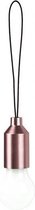 sleutelhanger mini-gloeilamp 5,5 x 2 cm roze