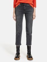 GERRY WEBER Dames 7/8-jeans Straight fit Grey Denim mit use-48