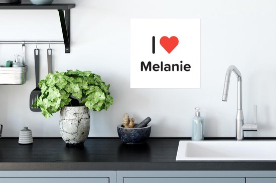 Mini-affiche Photo De Melani A - Format A4 Environ 30x20 Cm - Non Signée