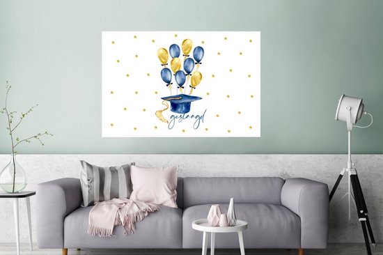 Affiche Proverbes - 'Passé' - Ballons - Citations - 120x80 cm
