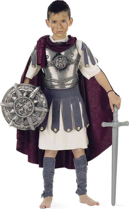 Strijder (Oudheid) Kostuum | Gaius Marius Generaal Romeinse Leger | Jongen | Maat 158 | Carnavalskleding | Verkleedkleding
