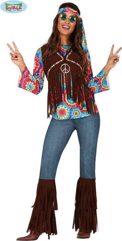 Onleesbaar Conserveermiddel kwaliteit Hippie kostuum dames kopen. | bol.com