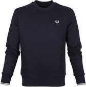 Fred Perry Sweater Logo Navy - maat XL
