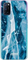 6F hoesje - geschikt voor OPPO A52 -  Transparant TPU Case - Cracked Ice #ffffff