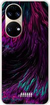 6F hoesje - geschikt voor Huawei P50 -  Transparant TPU Case - Roots of Colour #ffffff