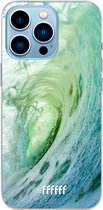 6F hoesje - geschikt voor iPhone 13 Pro - Transparant TPU Case - It's a Wave #ffffff