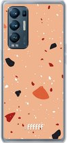 6F hoesje - geschikt voor OPPO Find X3 Neo -  Transparant TPU Case - Terrazzo N°5 #ffffff