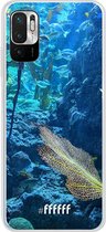 6F hoesje - geschikt voor Xiaomi Redmi Note 10 5G -  Transparant TPU Case - Coral Reef #ffffff