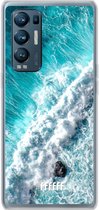 6F hoesje - geschikt voor OPPO Find X3 Neo -  Transparant TPU Case - Perfect to Surf #ffffff