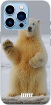 6F hoesje - geschikt voor iPhone 13 Pro Max - Transparant TPU Case - Polar Bear #ffffff