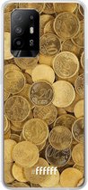 6F hoesje - geschikt voor OPPO A94 5G -  Transparant TPU Case - Spare Change #ffffff