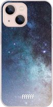 6F hoesje - geschikt voor iPhone 13 Mini -  Transparant TPU Case - Milky Way #ffffff