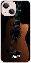 6F hoesje - geschikt voor iPhone 13 Mini -  Transparant TPU Case - Guitar #ffffff
